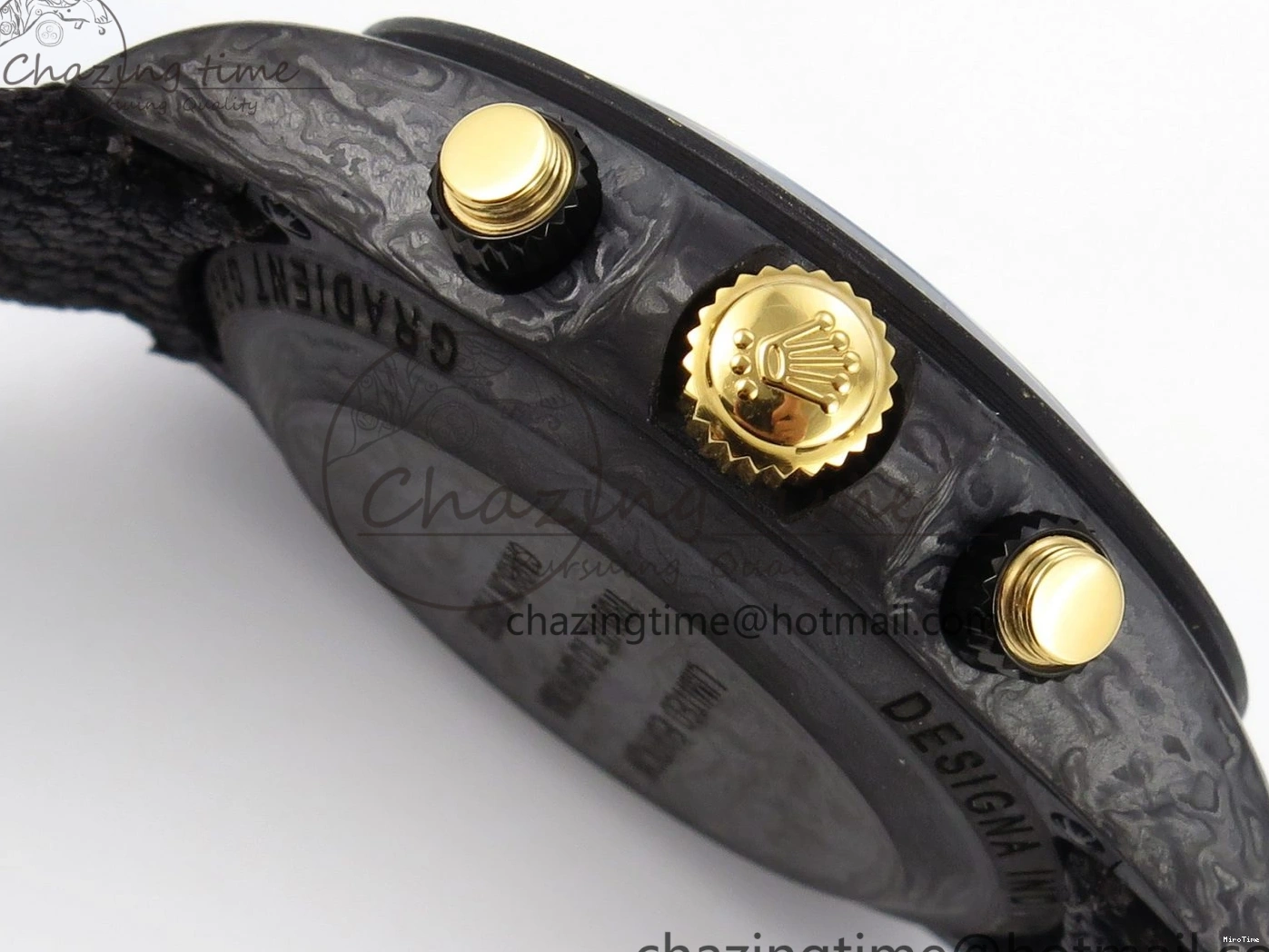 MiroTime 0407 TimelessDesign Daytona DIW Carbon YG Case and Bezel DIWF Edition Green Dial on Black Nylon Strap A 1883